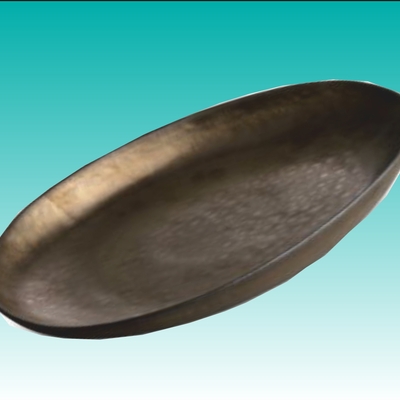 ../frankl24shop/Türkis CLARO GOLD - Platte oval 37 cm